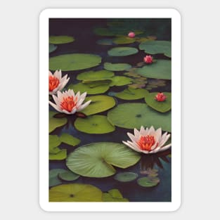 Waterlily Sticker